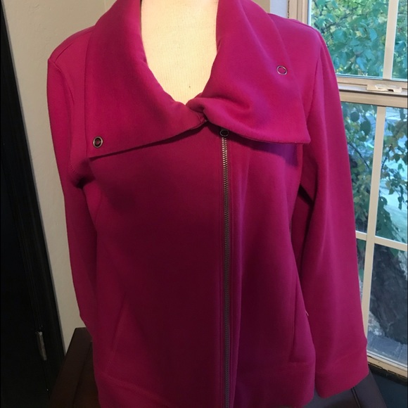 Raspberry jacket from Talbots. - Picture 2 of 2